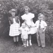 Maureen, Ronald, Jeanne, and Robert Murphy 1954