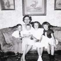 Robert, Jeannette, Ronald, Jeanne, and Maureen Murphy 1954