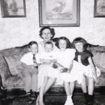 Robert, Jeannette, Ronald, Jeanne, and Maureen Murphy 1954