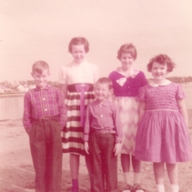 Robert, Jeanne, Ronald, and Maureen Murphy with Mary Anne Seekell 1958