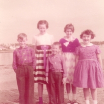 Robert, Jeanne, Ronald, and Maureen Murphy with Mary Anne Seekell 1958