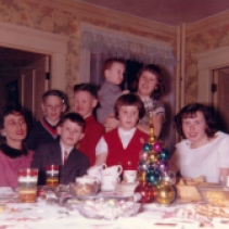 Front: Jeannette Seekell Murphy, Ronald Murphy Colleen Murphy, Jeanne Murphy Back: Daniel , Robert, Timmy, and Maureen Murphy 1960