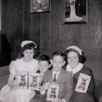 Maureen, Ronald, Robert, and Jeanne Murphy Easter 1959