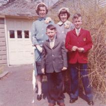 Jeanne, Maureen, Ronald and Robert Easter 1960