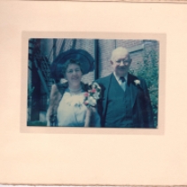 Dr. Joseph L Murphy and Ruth Gough Murphy May 30, 1949 at there son Richard's wedding.