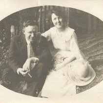 Ruth Frances Gough Murphy and Joseph Leroy Murphy at Sabbatia 9/12/1920