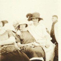 Mary (Mae) McAloon and friend