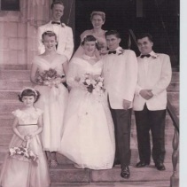 Grammie and Grandpa Wedding day September 5, 1955
