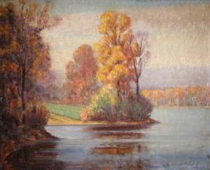 I found this piece on an auction site &quot;Fall Landscape Taunton, Mass&quot;