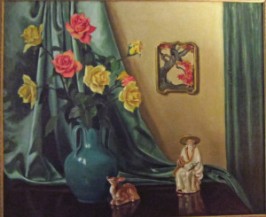 Still Life by Grandma Murphy Painted in 1955